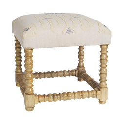 Bobbin Square Ottoman / Natural