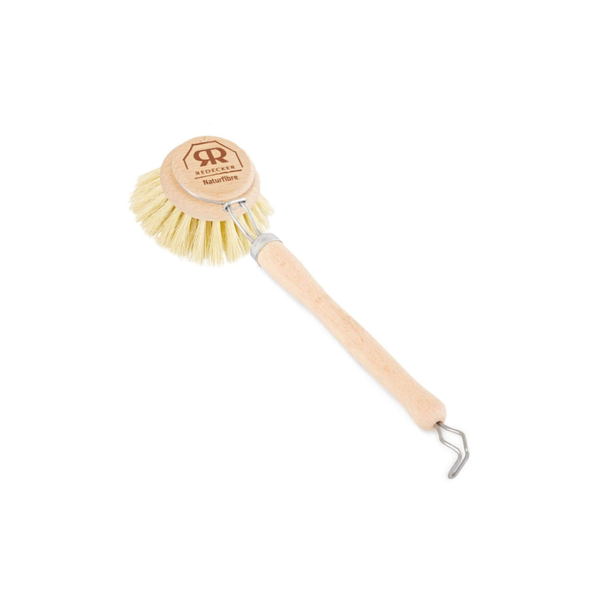 Dish Brush with Handle / White