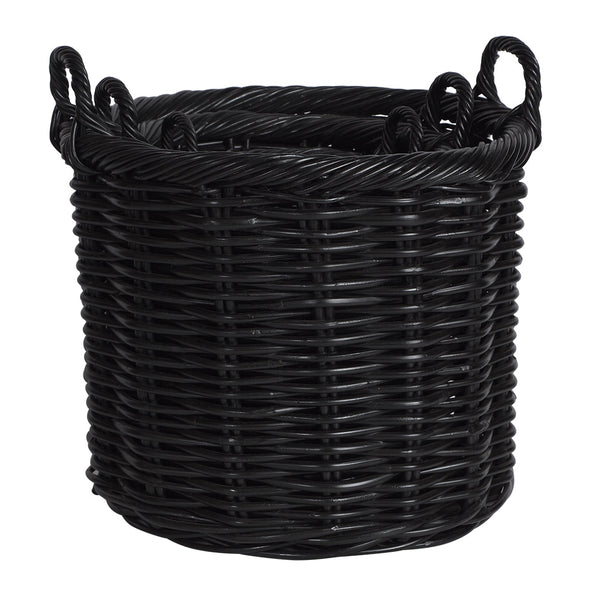Corbeille Round Basket Large / Black