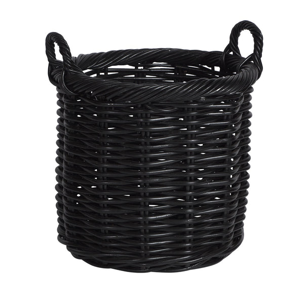 Corbeille Round Basket Medium / Black