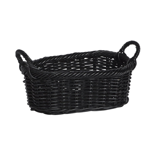 Corbeille Oval Small Basket / Black