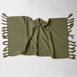 Vintage Wash Hand Towel / Olive