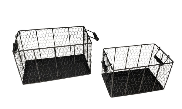 Picardy Wire Baskets / Large
