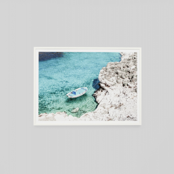 Mediterranean Blue Print / 122 x 87cm