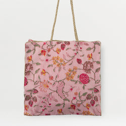 Flora Jute Bag / Red