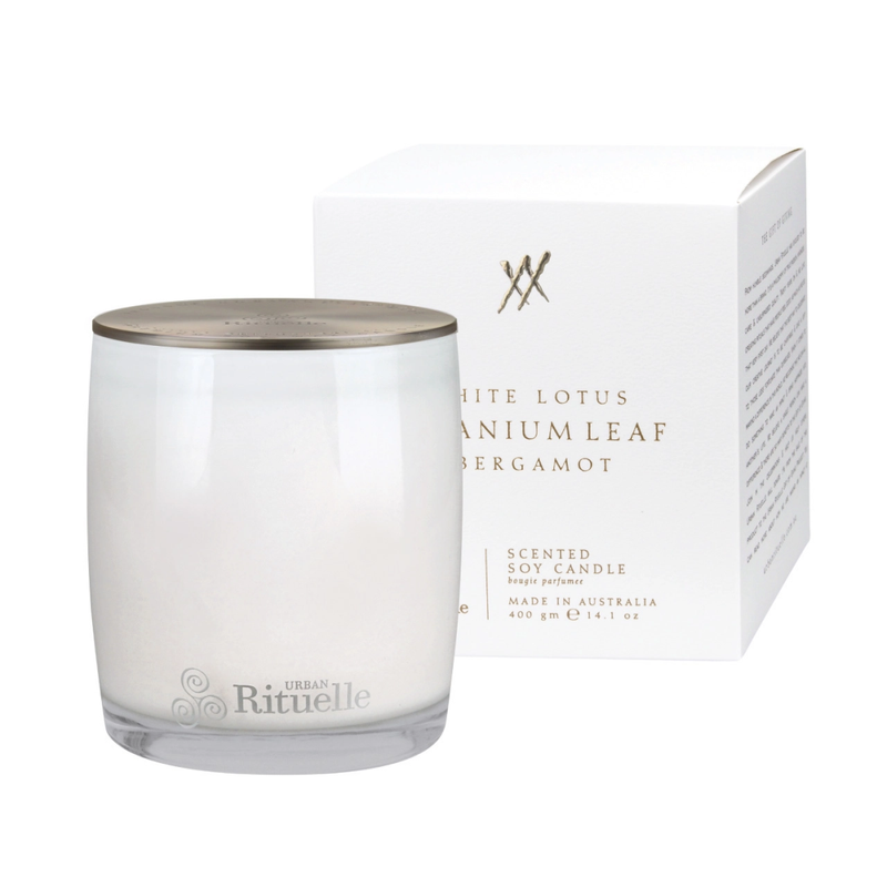Alchemy  Candle White Lotus 400gm