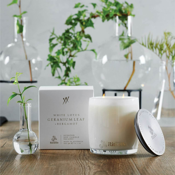 Alchemy  Candle White Lotus 400gm