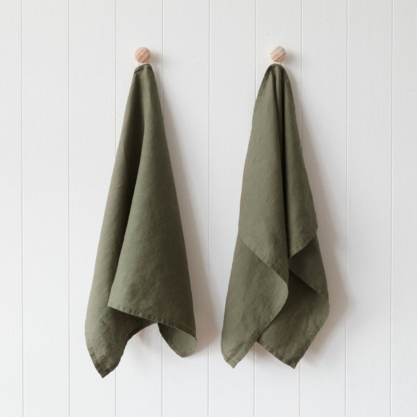 Army Green Tea Towel