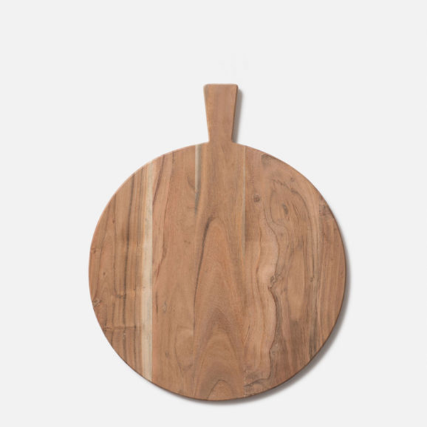 Acacia Round Chopping Board Medium Natural