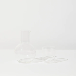 Belly Carafe + Cup Set / Clear