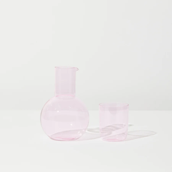 Belly Carafe + Cup Set / Pink