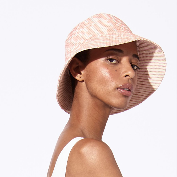 Pink Nino Damier Bucket Hat