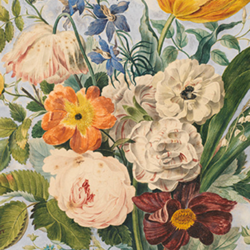 The Courtauld Card / Bouquet of Flowers