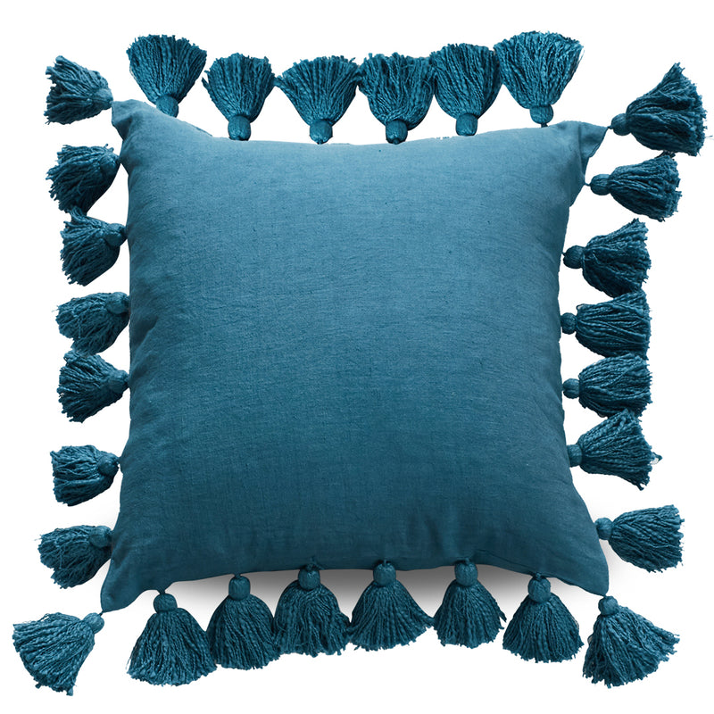Majorelle Heritage Pacific Blue Cushion