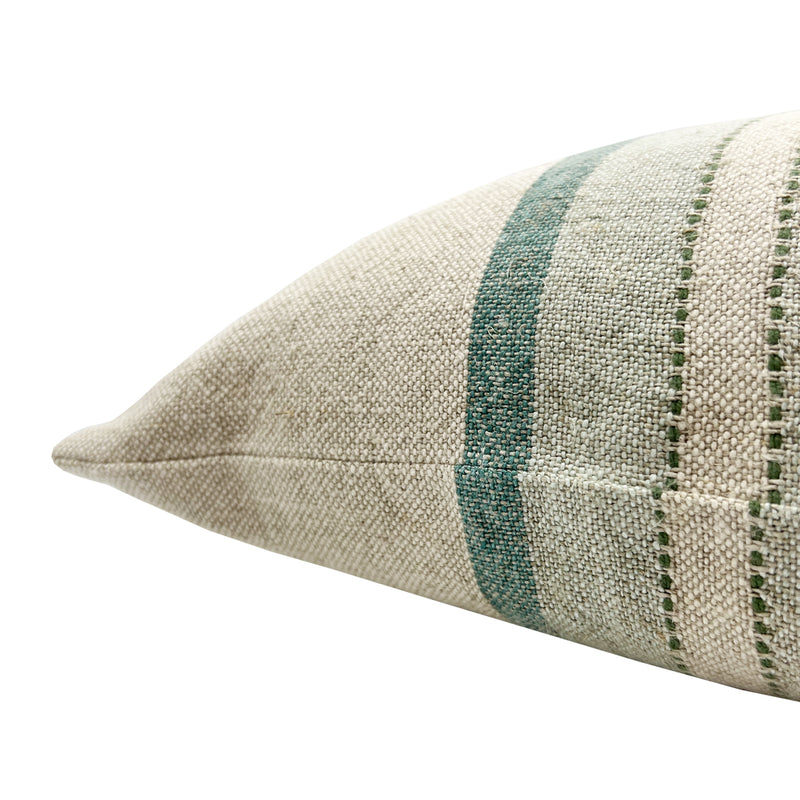 Retreat Path Cushion / Teal Blue