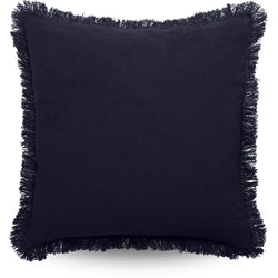 Monaco Fringe Cushion / Slate