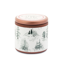 Cypress Fir Copper Tin Candle 3oz / Green Wrap