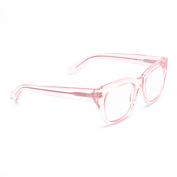 BIXBY Reading Glasses  / Polished Clear Pink