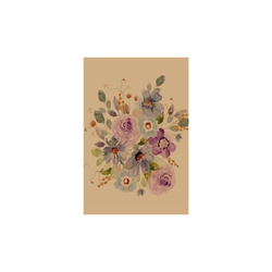 Purple Florals Card