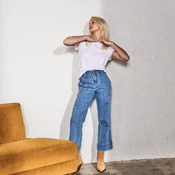 Celeste Pant / 70's Blue