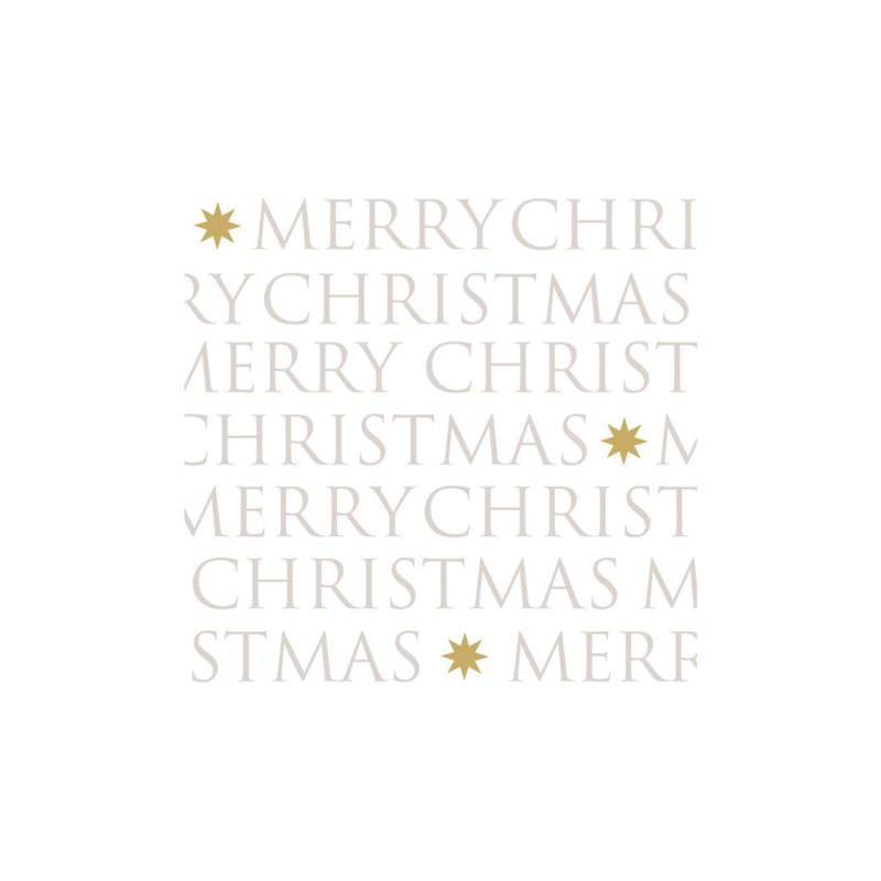 Lunch Napkins / Christmas Letters