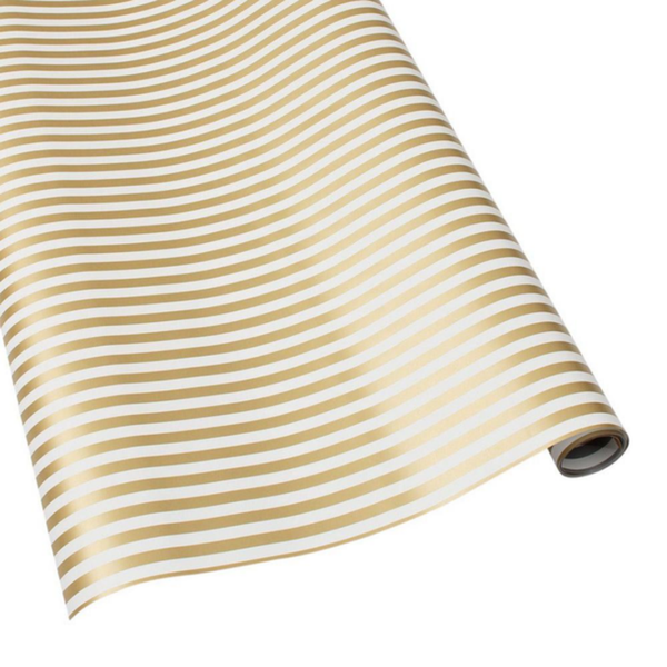 Club Stripe Reversible / Gold +Silver Rollwrap