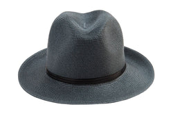 Borsalino Hat w Leather Strap / Slate
