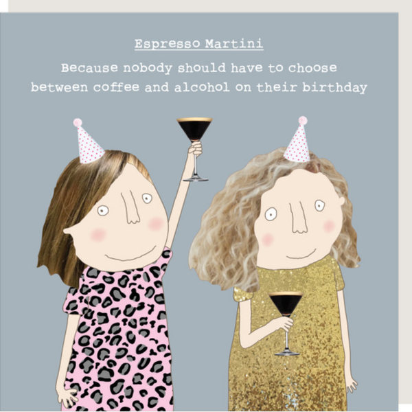 Happy Birthday Card / Espresso Martini