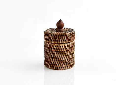 Cotton Wool Holder / Antique