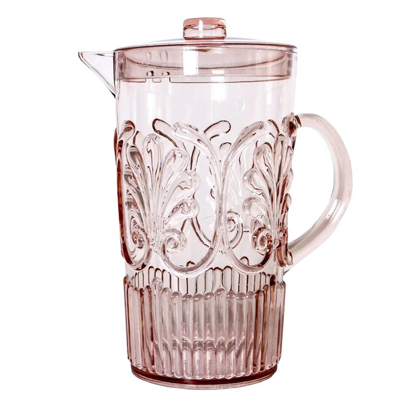 Acrylic Scollop Pitcher / Blush