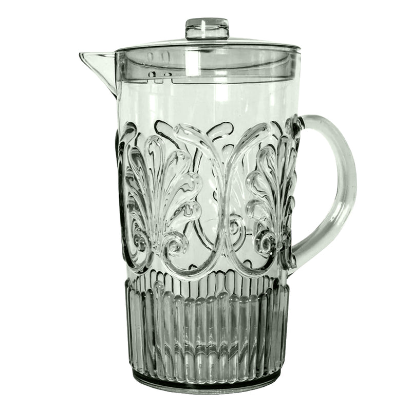 Acrylic Scollop Pitcher / Sage Green