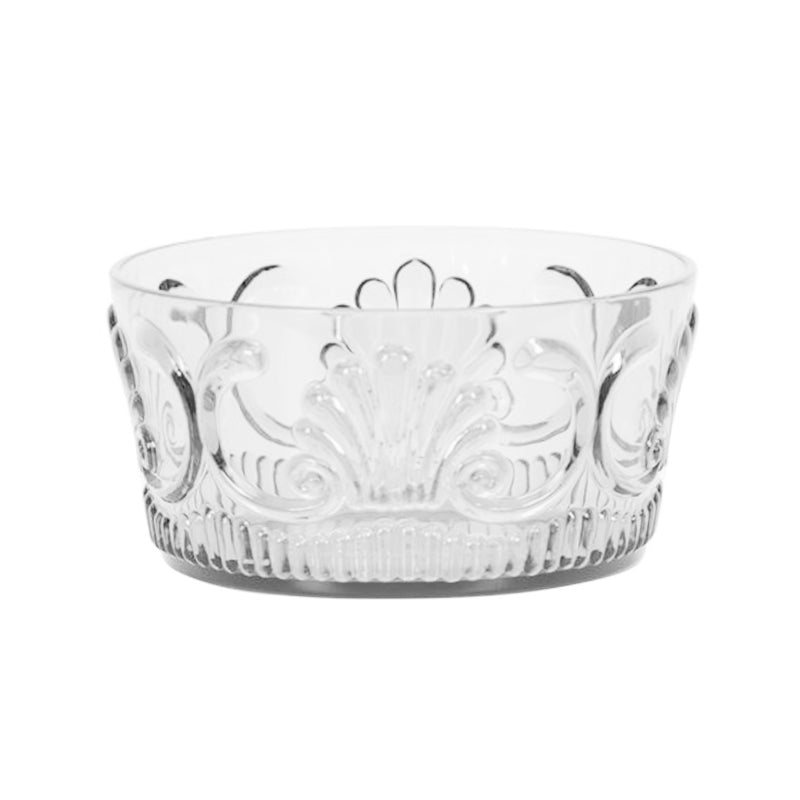 Acrylic Scollop Salad Bowl / Clear