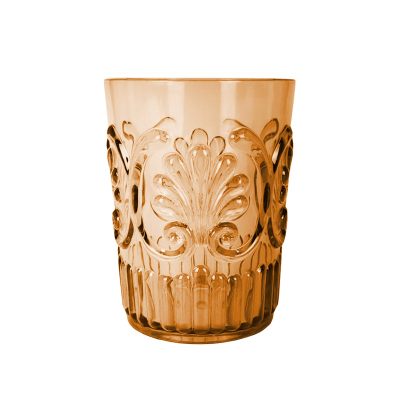 Acrylic Scollop  Tumbler / Amber