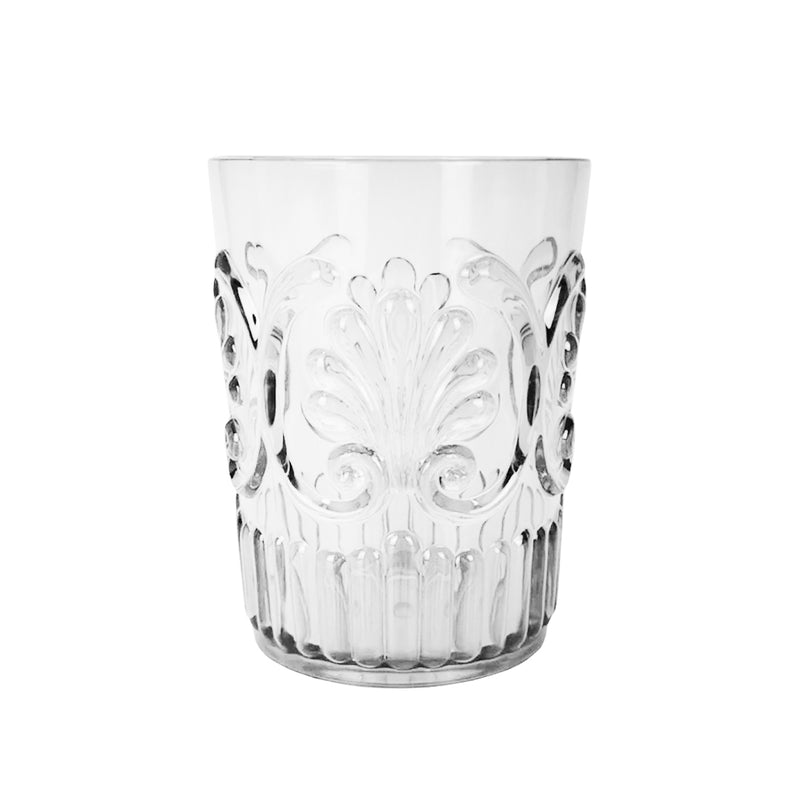 Acrylic Scollop Tumbler / Clear