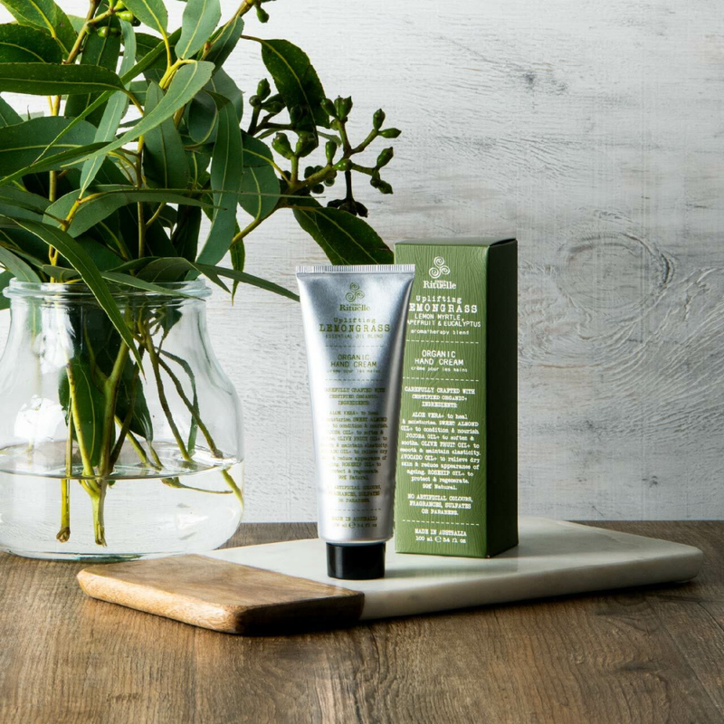 Flourish Organics Hand Cream Lemongrass 100ml