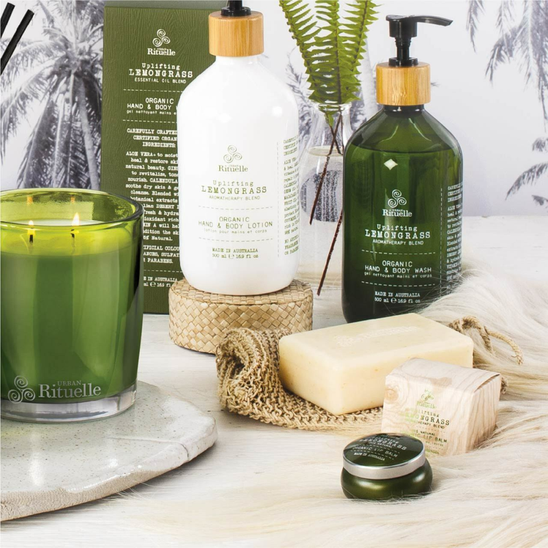 Flourish Organics  Hand & Body Lotion Lemongrass 500ml