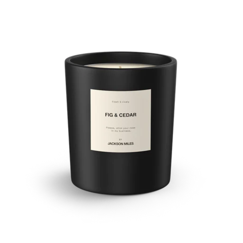 Soy Wax Candle / Fig + Cedar