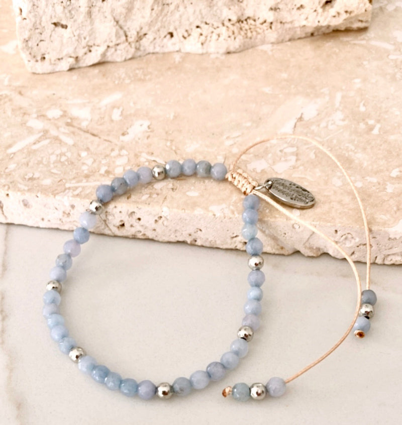 Riviera Bracelet / Sky Blue Silver