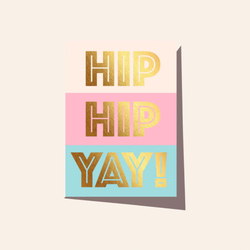 Hip Hip Yay Birthday Card