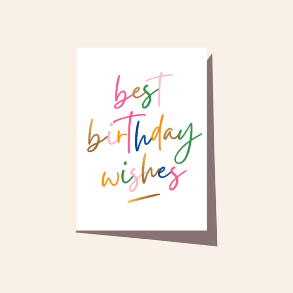 Birthday Wishes Script Card