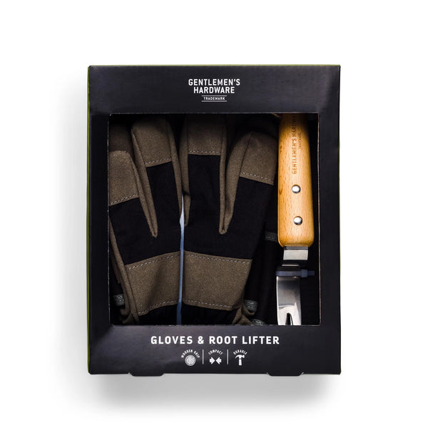 Leather Gloves & Root Lifter