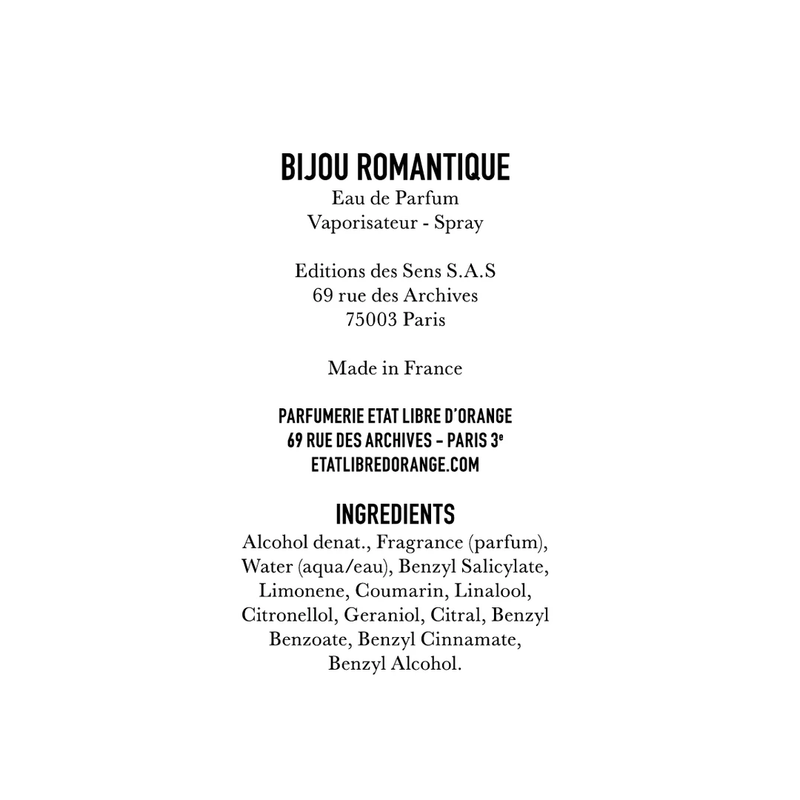 Bijou Romantique Parfum / 100ml