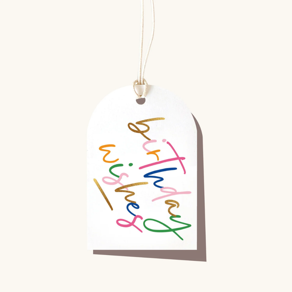 Birthday Wishes Gift Tag