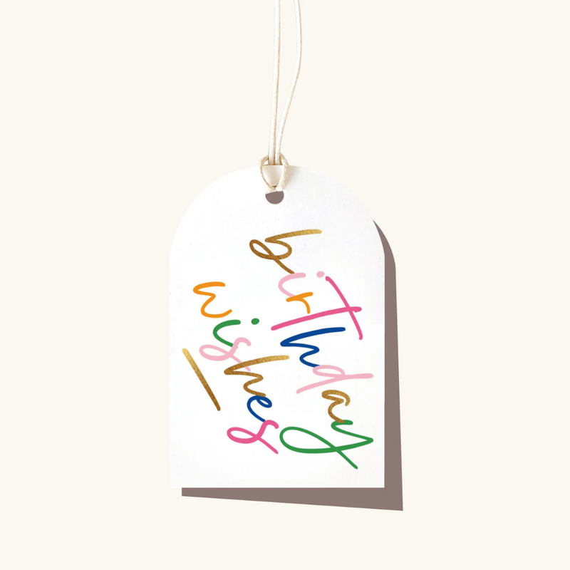 Birthday Wishes Gift Tag
