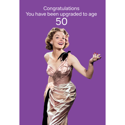 Cath Tate Card / Happy Birthday 50th