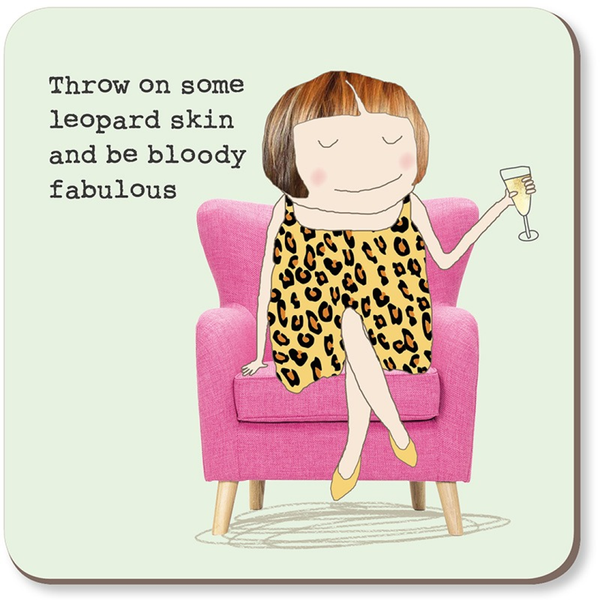 HB Leopard Skin Card