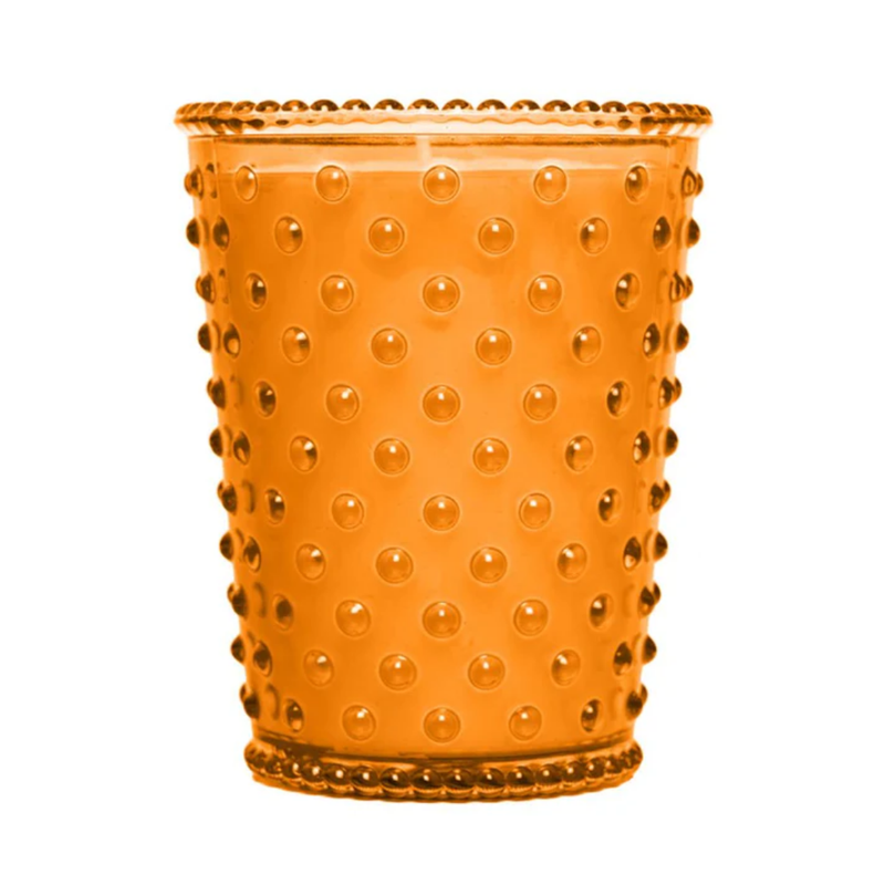 Hobnail Candle / Sicilian Orange
