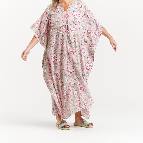 Flower Market Kaftan / Pink