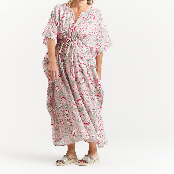 Flower Market Kaftan / Pink