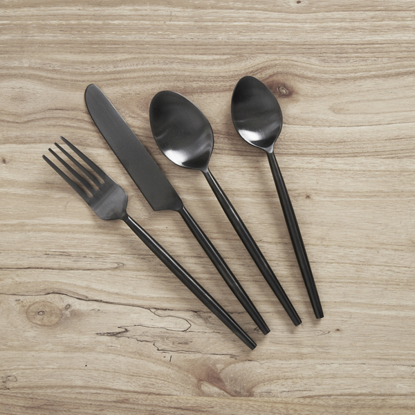 Ranya Cutlery Set / Onyx